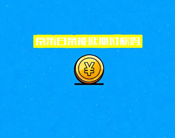 京东白条能延期付款吗
