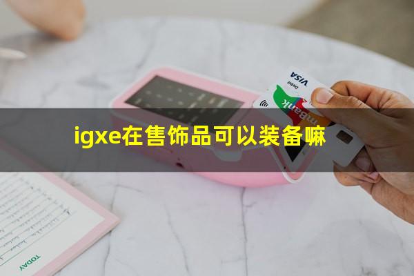 igxe在售饰品可以装备嘛