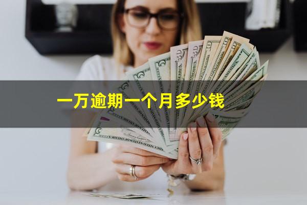 一万逾期一个月多少钱