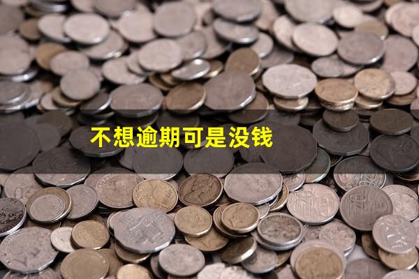 不想逾期可是没钱