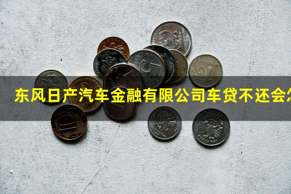 东风日产汽车金融有限公司车贷不还会怎样