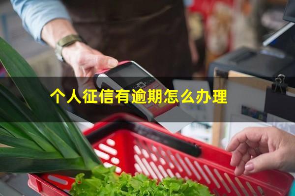 个人征信有逾期怎么办理