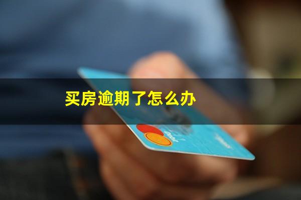 买房逾期了怎么办