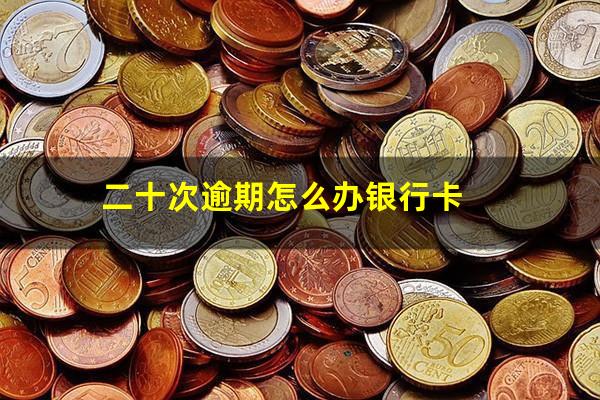 二十次逾期怎么办银行卡
