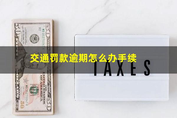 交通罚款逾期怎么办手续