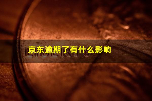 京东逾期了有什么影响