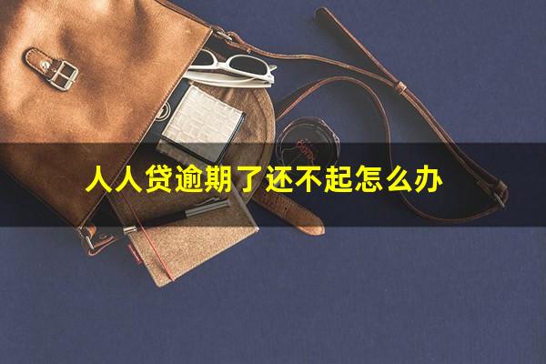 人人贷逾期了还不起怎么办