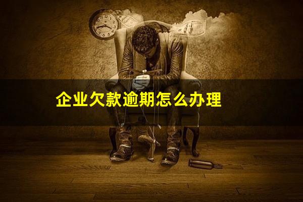 企业欠款逾期怎么办理