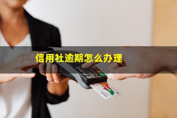 信用社逾期怎么办理