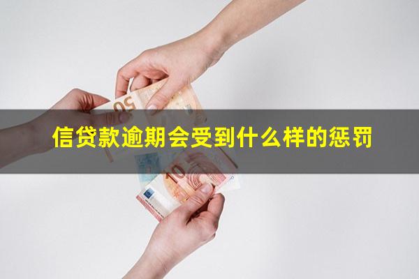 信贷款逾期会受到什么样的惩罚