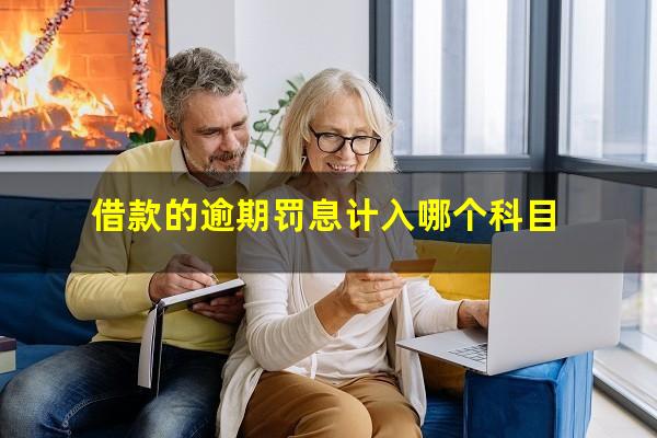 借款的逾期罚息计入哪个科目
