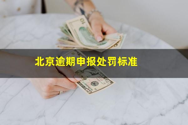 北京逾期申报处罚标准