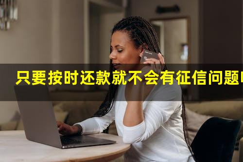 只要按时还款就不会有征信问题吧