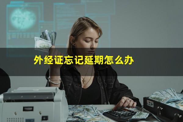 外经证忘记延期怎么办