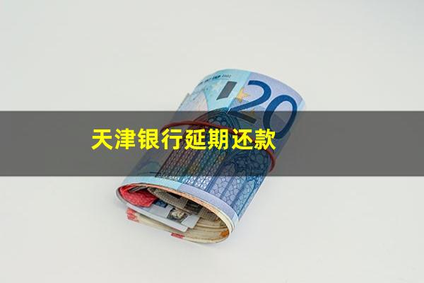天津银行延期还款