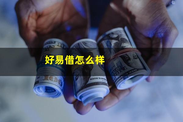 好易借怎么样