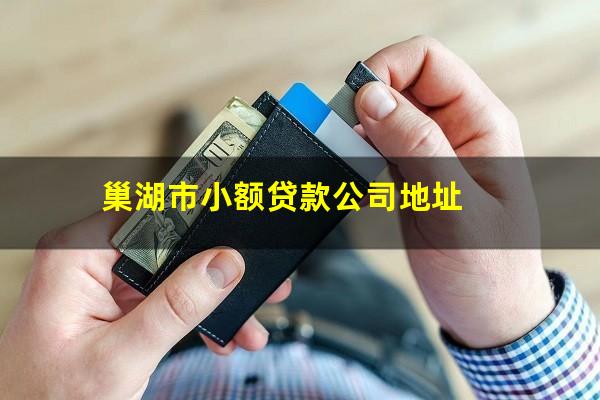 巢湖市小额贷款公司地址