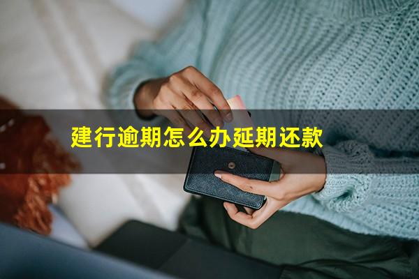 建行逾期怎么办延期还款