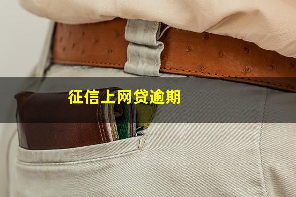 征信上网贷逾期