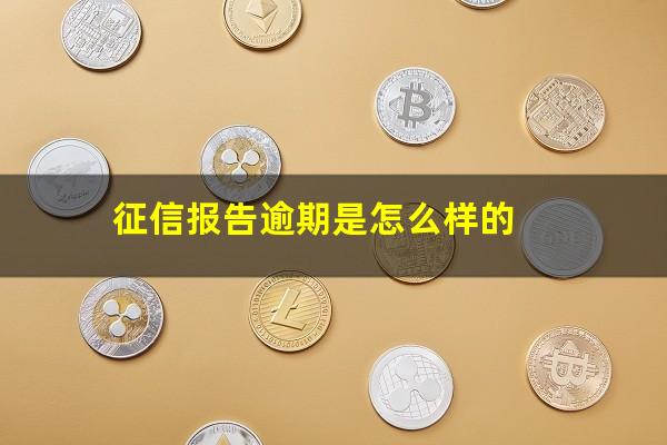 征信报告逾期是怎么样的