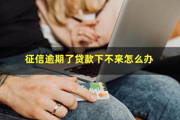 征信逾期了贷款下不来怎么办