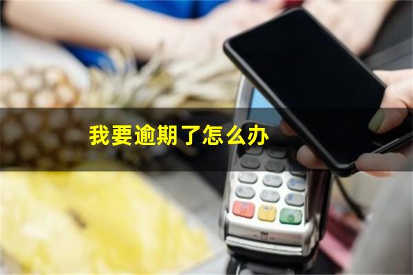 我要逾期了怎么办