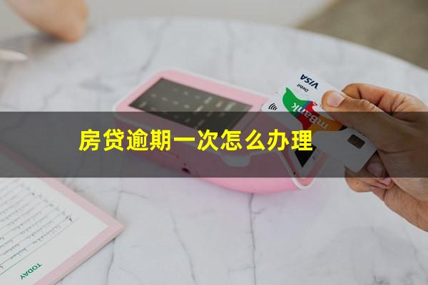 房贷逾期一次怎么办理