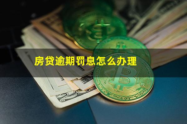房贷逾期罚息怎么办理