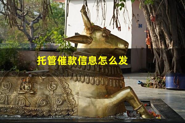 托管催款信息怎么发