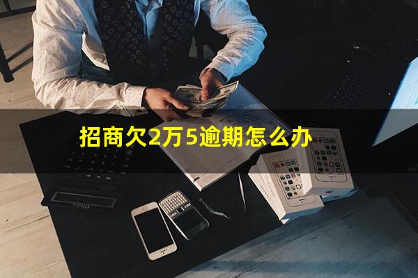 招商银行信用卡20000最低还款多少?招商欠2万5逾期怎么办?