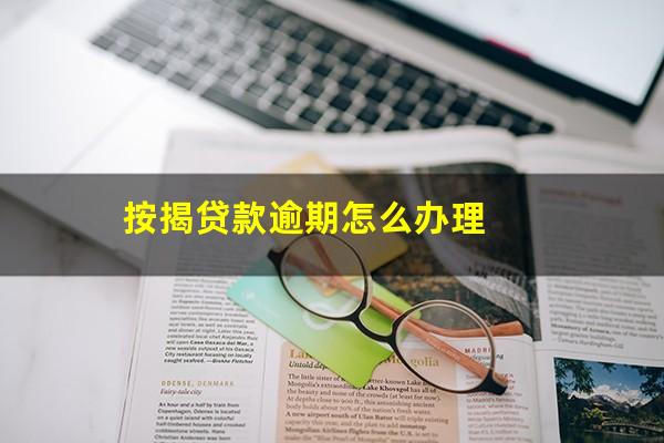 按揭贷款逾期怎么办理