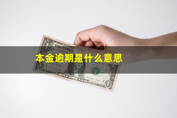 本金逾期是什么意思