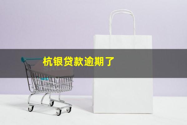 杭银贷款逾期了