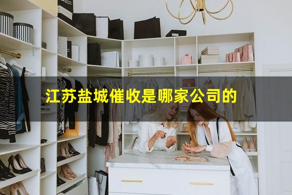 江苏盐城催收是哪家公司的