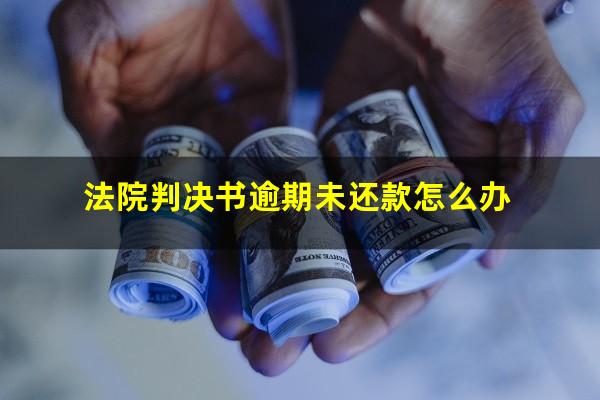 法院判决书逾期未还款怎么办
