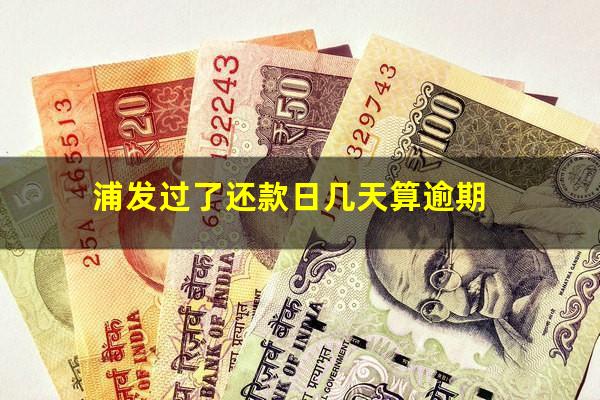 浦发信用晚一天还款可以吗?浦发过了还款日几天算逾期?