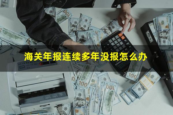 海关年报连续多年没报怎么办