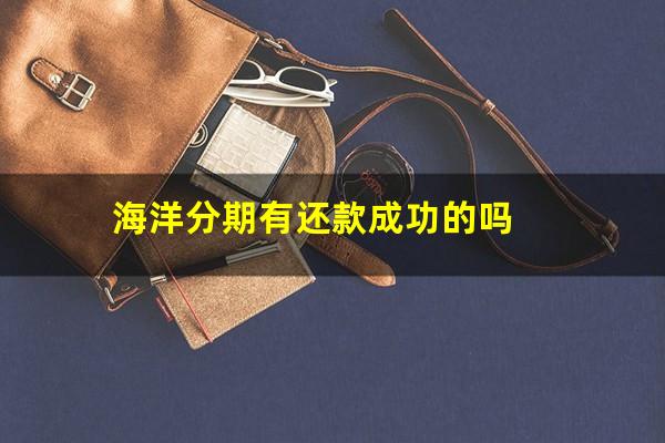 海洋分期有还款成功的吗