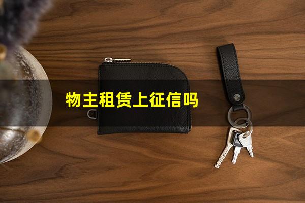 物主租赁上征信吗