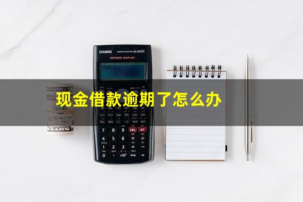 现金借款逾期了怎么办