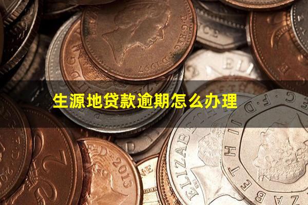生源地贷款逾期怎么办理