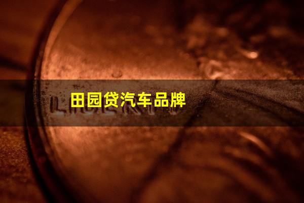 田园贷汽车品牌