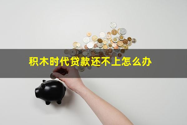 积木时代贷款还不上怎么办