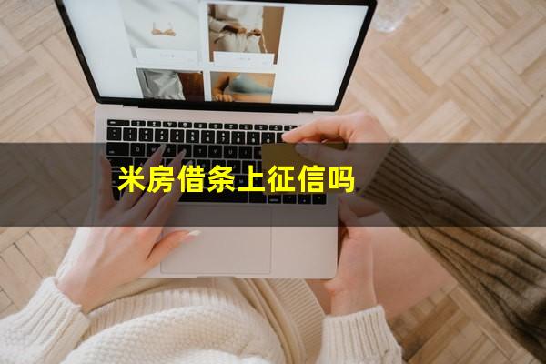 米房借条上征信吗