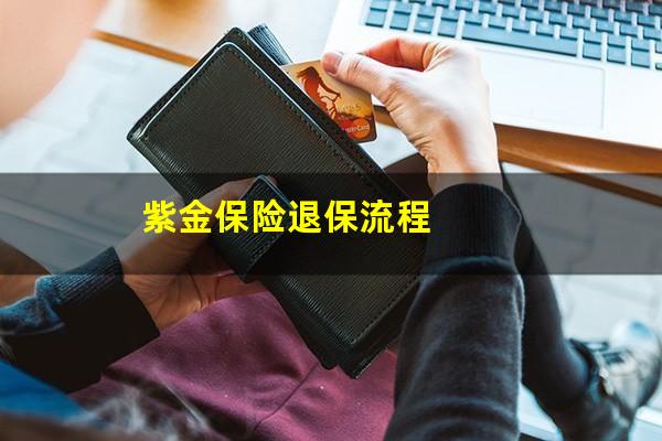 紫金保险退保流程