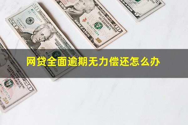 网贷全面逾期无力偿还怎么办