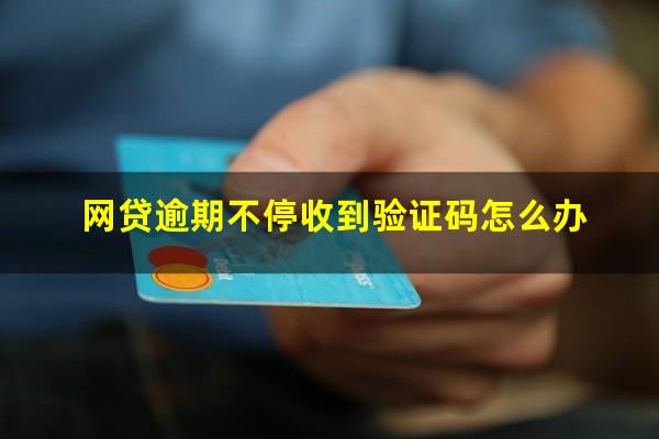 网贷逾期不停收到验证码怎么办