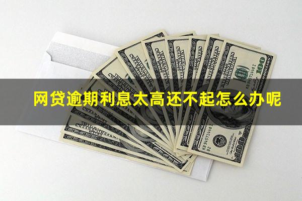 网贷逾期利息太高还不起怎么办呢