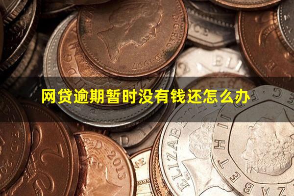 网贷逾期暂时没有钱还怎么办