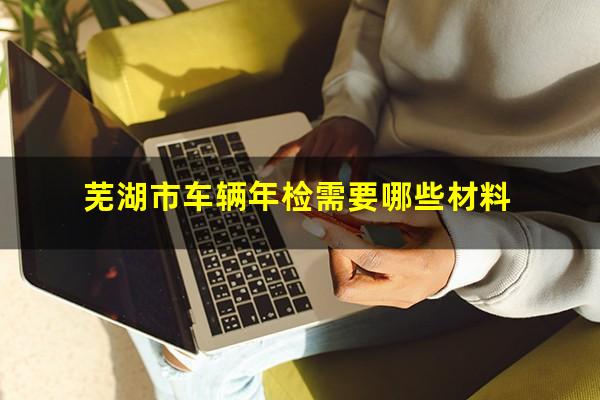 芜湖市车辆年检需要哪些材料